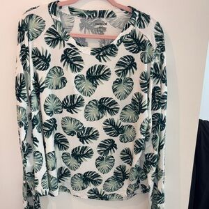 Hurley Women's palm leaf pj set